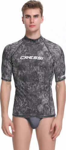 Cressi Rashguard Man short sleeve camou